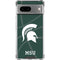 Michigan State University Green Basketball Google Pixel 8a Clear Case